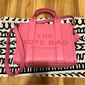 Marc Jacobs Small Leather Tote - Candy Pink